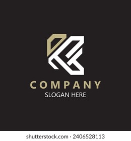 Letter KA, AK-Anfangslogo, einfaches und luxuriöses Monogramm-Icon Vector Business Identity Design Template