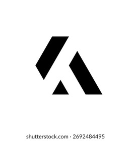 Letra KA o AK logotipo del monograma