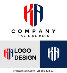 Letter KA Graphic Alphabet Symbol For Corporate Business Identity