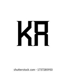 Letter KA logo design icon template