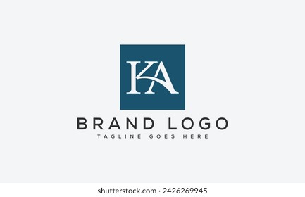 Buchstaben KA Logo Design Vektor-Vorlage Design für Marke.