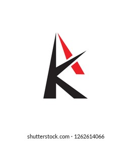 letter KA logo vector logo