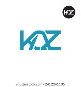 Logo-Design von Letter KAZ Monogram