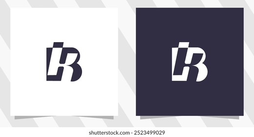 Buchstabe kb bk Logo-Design-Vektor