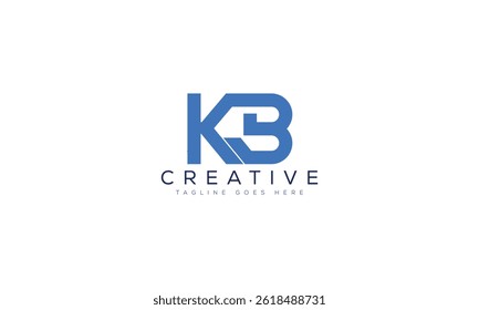 Letter KB-Logo, Entwurfsvorlage Vektorgrafik