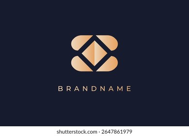 Letter KB luxury logo design vector template.
