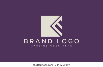 letter KE logo design vector template design for brand.