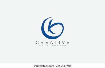Letter KG logo design template vector illustration.