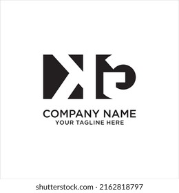 Letter KG logo design vector illustration featuring elegant typography and modern monogram style. Perfect for branding, corporate identity, business, digital, and professional design concepts.