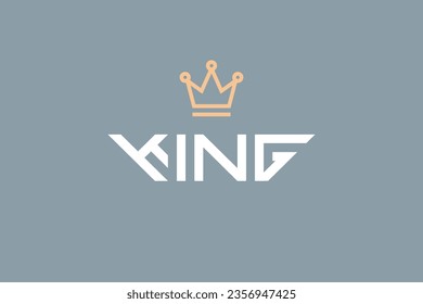 Letter King Logo Design Template