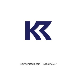 letter kk logo design vector template