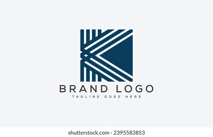 diseño de plantillas vectoriales del logotipo KK de letra para marca.