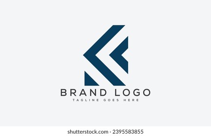 diseño de plantillas vectoriales del logotipo KK de letra para marca.