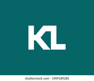 letter kl and lk logo design vector template