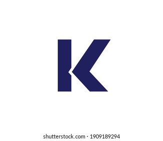 letter kl and lk logo design vector template