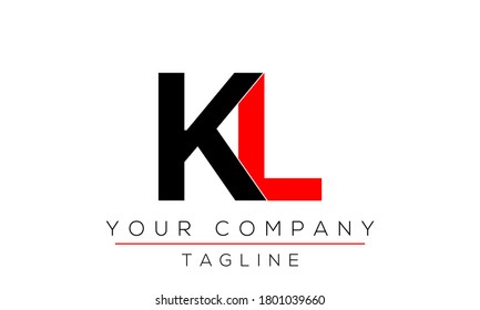 Letter KL Logo Design, Creative Modern Icon LK K L