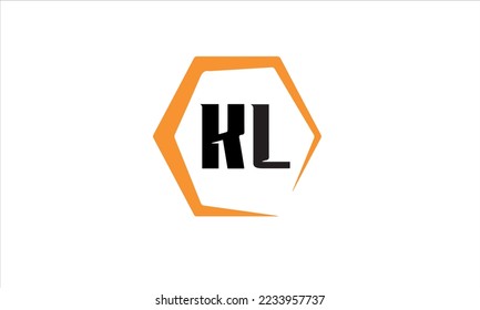 letter kl logo design vector template