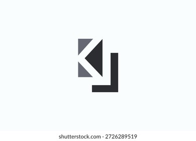 Letter KL Logo Design Vektor Vorlage.