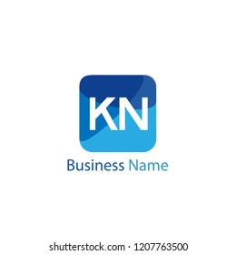 Letter KN Logo Template