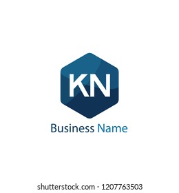 Letter KN Logo Template