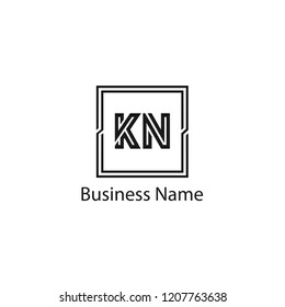 Letter KN Logo Template