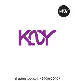 Letter KNY Monogram Logo Design