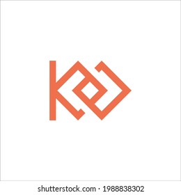 Buchstaben KO Logo Design Vektorsymbol