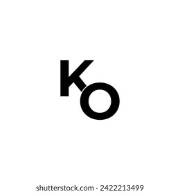letter KO logo,KO Logo.K O KO Initial logo template vector.KO elegant logo template,Initial Letter KO Logo,tshirt design.