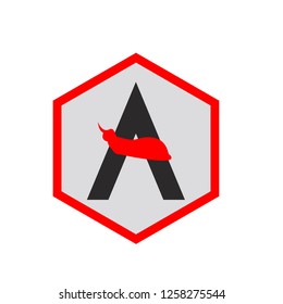 Letter A koboi logo design template elements,Elegant letter,brand name,logo illustration template.vector logo