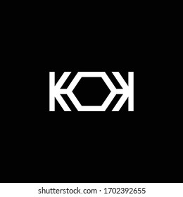Letter KOK Logo Design Template Elemente