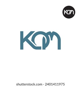 Letter KOM Monogram Logo Design