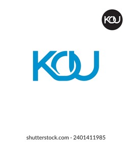 Letter KOU Monogram Logo Design