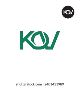 Letter KOV Monogram Logo Design