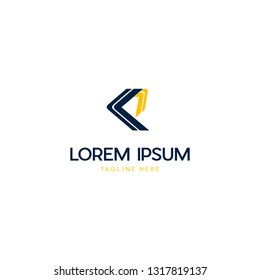 Letter KP Creative Vector Logo Design
