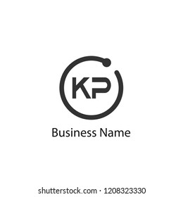 Letter KP Logo Design