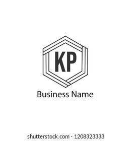 Letter KP Logo Design