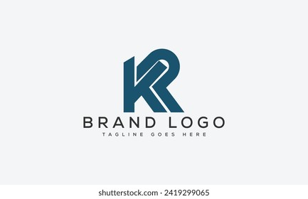 letter KP logo design vector template design for brand.