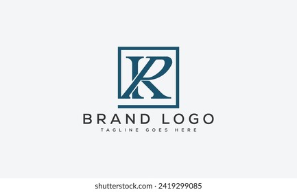 letter KP logo design vector template design for brand.