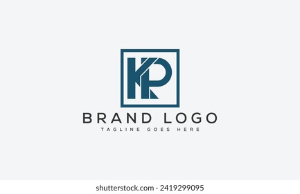 letter KP logo design vector template design for brand.
