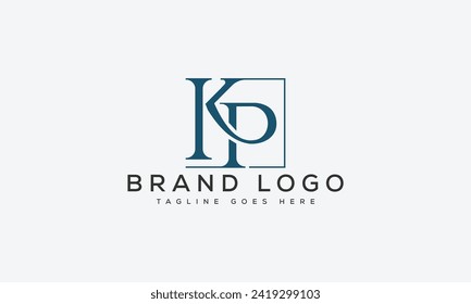 letter KP logo design vector template design for brand.