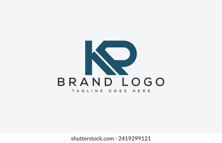 Buchstabe KP Logo Design Vektordesign Vorlage Design für Marke.