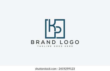 letter KP logo design vector template design for brand.