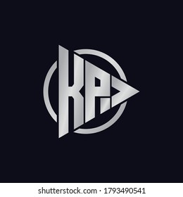 Logo-Design von Letter KP