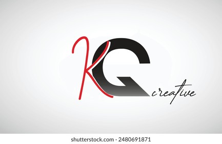 Letra KQ Creative Clean Logo Design