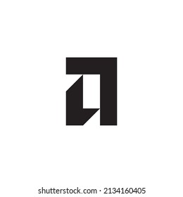 
letter L. letter a. letter L and a simple symbol logo vector