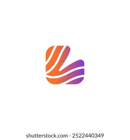 letter L abstract logo design vector template