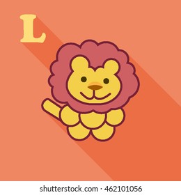 letter L from alphabet for kids