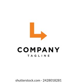 Letter L arrow logo icon vector template.eps