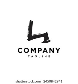 Letter L Axe Logo icon vector template.eps