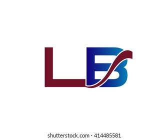 Letter L and B logo vector
